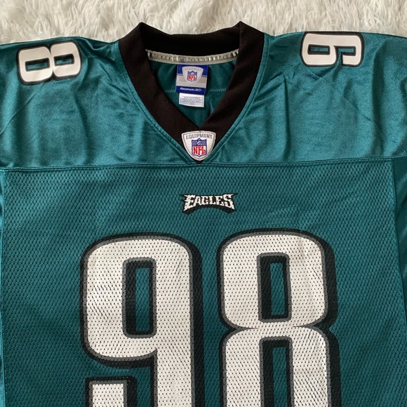 Robert Quinn Reebok NFL Equipment On Field Players Inc.Philadelphia Eagle Jersey - Picture 3 of 11
